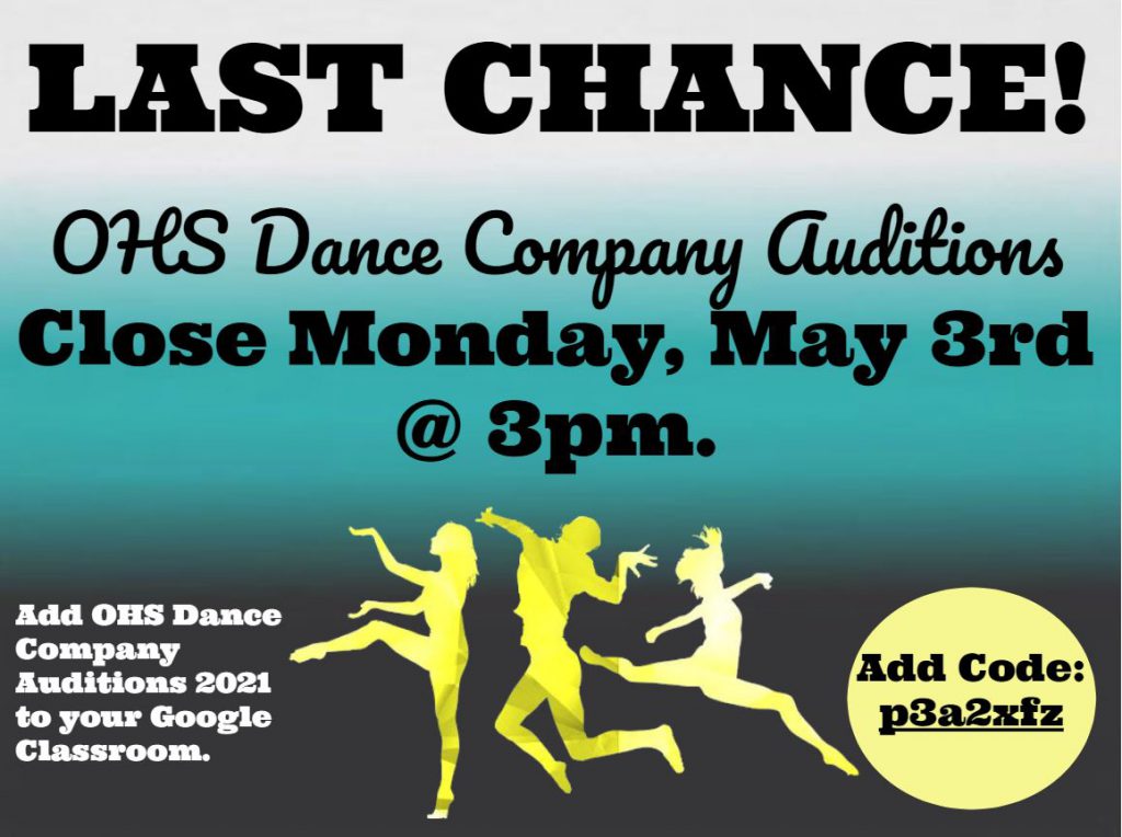 Last Chance Dance Audition