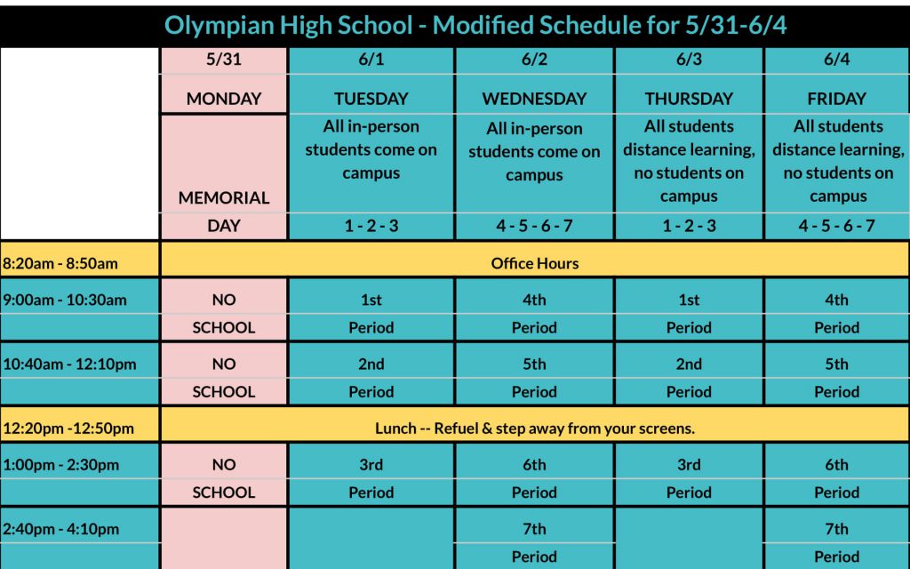olympian-high-school-final-week-of-school-bell-schedule